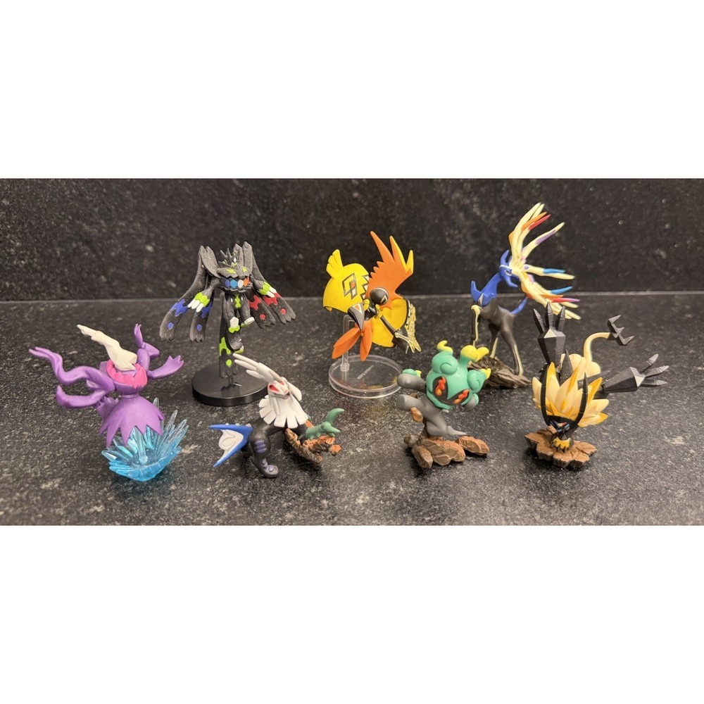 Pokemon Moncolle Figure Lot Legendary Mythical Zygarde Tapu Koko Marshadow Tomy